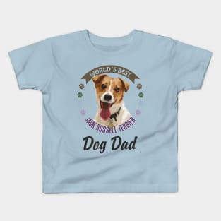 Jack Russell Terrier, World's Best Dog Dad Kids T-Shirt